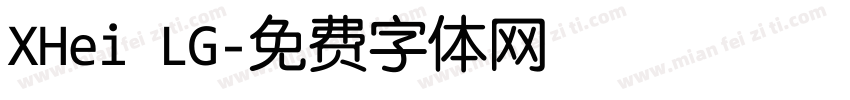 XHei LG字体转换
